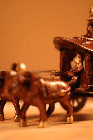 Bullackart with Lord Krishna