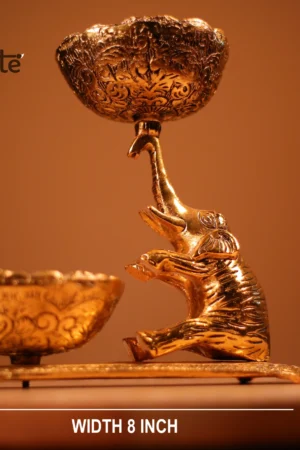 Elephant with two Bowls