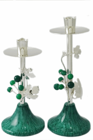 Green Code Silver Painted Set