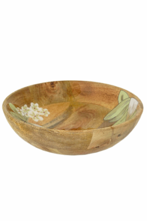 Snack Bowl with floral art