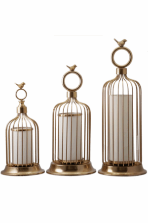 CAGE CANDLE HOLDER